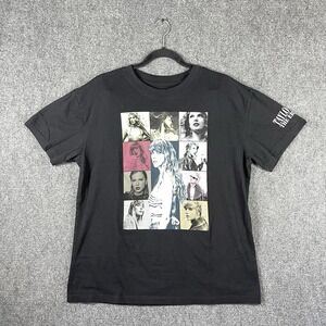 Taylor Swift Eras Tour 2023 Black Double Sided Concert T-shirt Size Medium #2385